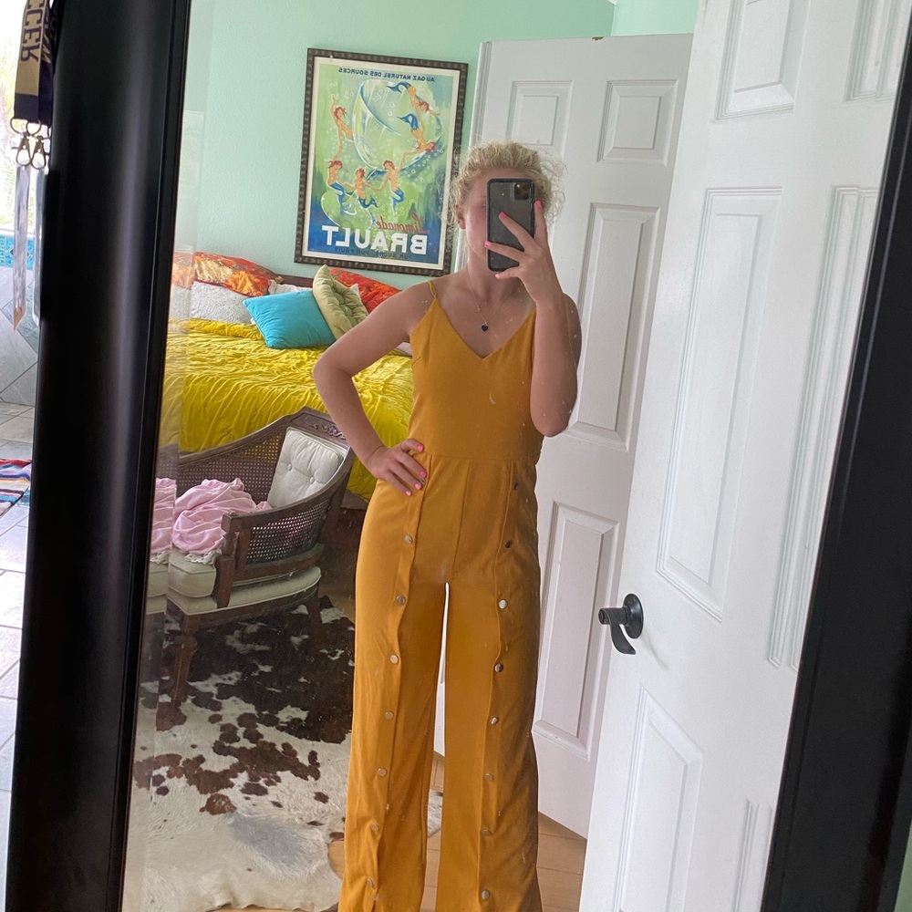 Mustard yellow romper